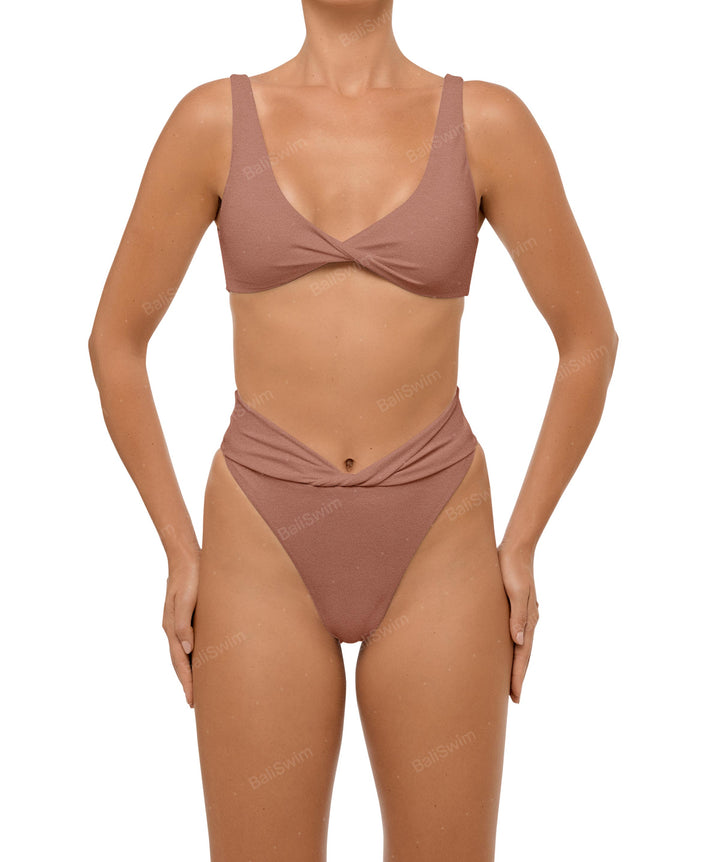 BSWS-B102 Twisted V-waist Bikini Bottom