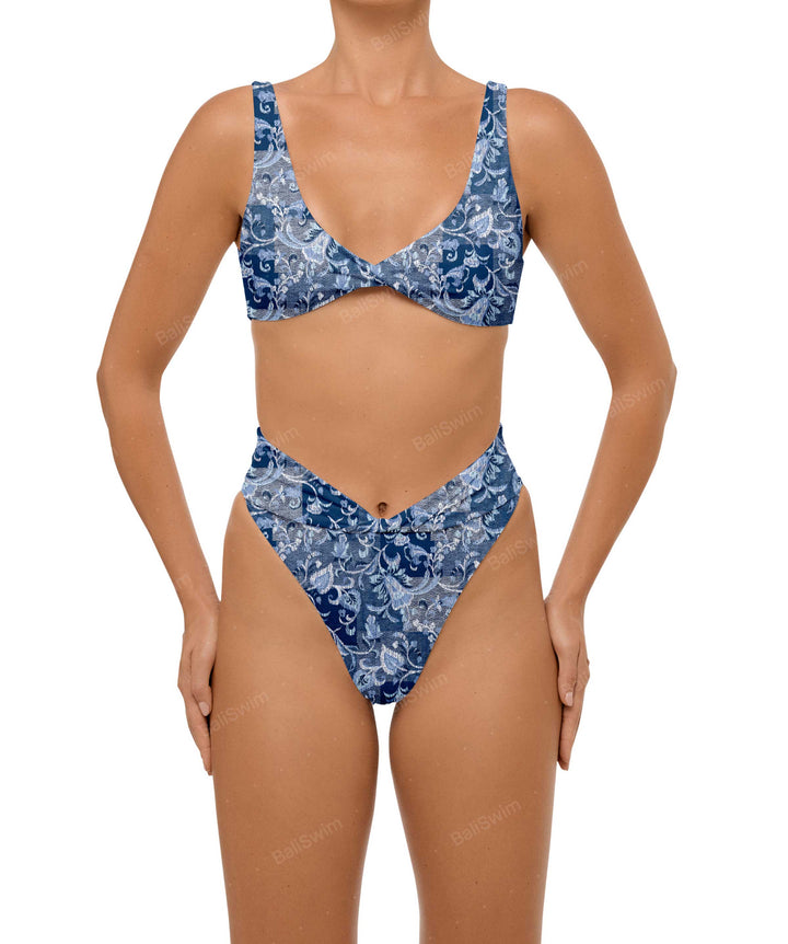 BSWS-B102 Twisted V-waist Bikini Bottom