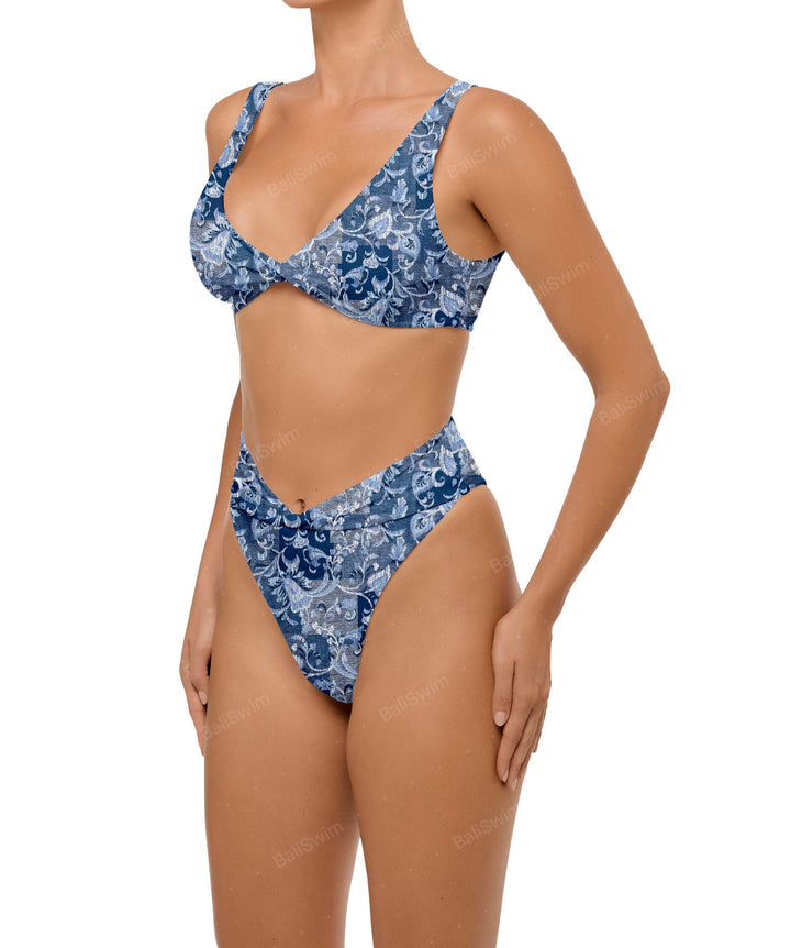 BSWS-B102 Twisted V-waist Bikini Bottom