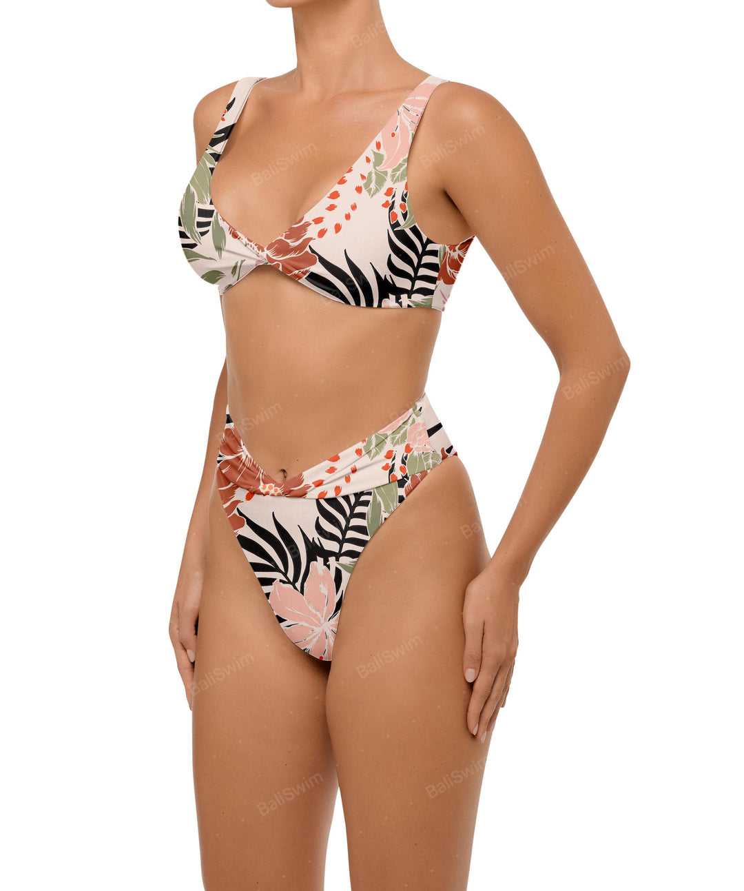 BSWS-B102 Twisted V-waist Bikini Bottom