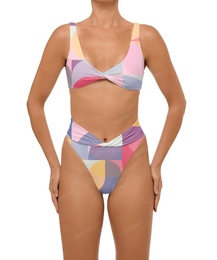 BSWS-B102 Twisted V-waist Bikini Bottom