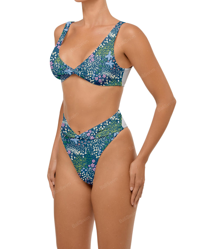 BSWS-B102 Twisted V-waist Bikini Bottom