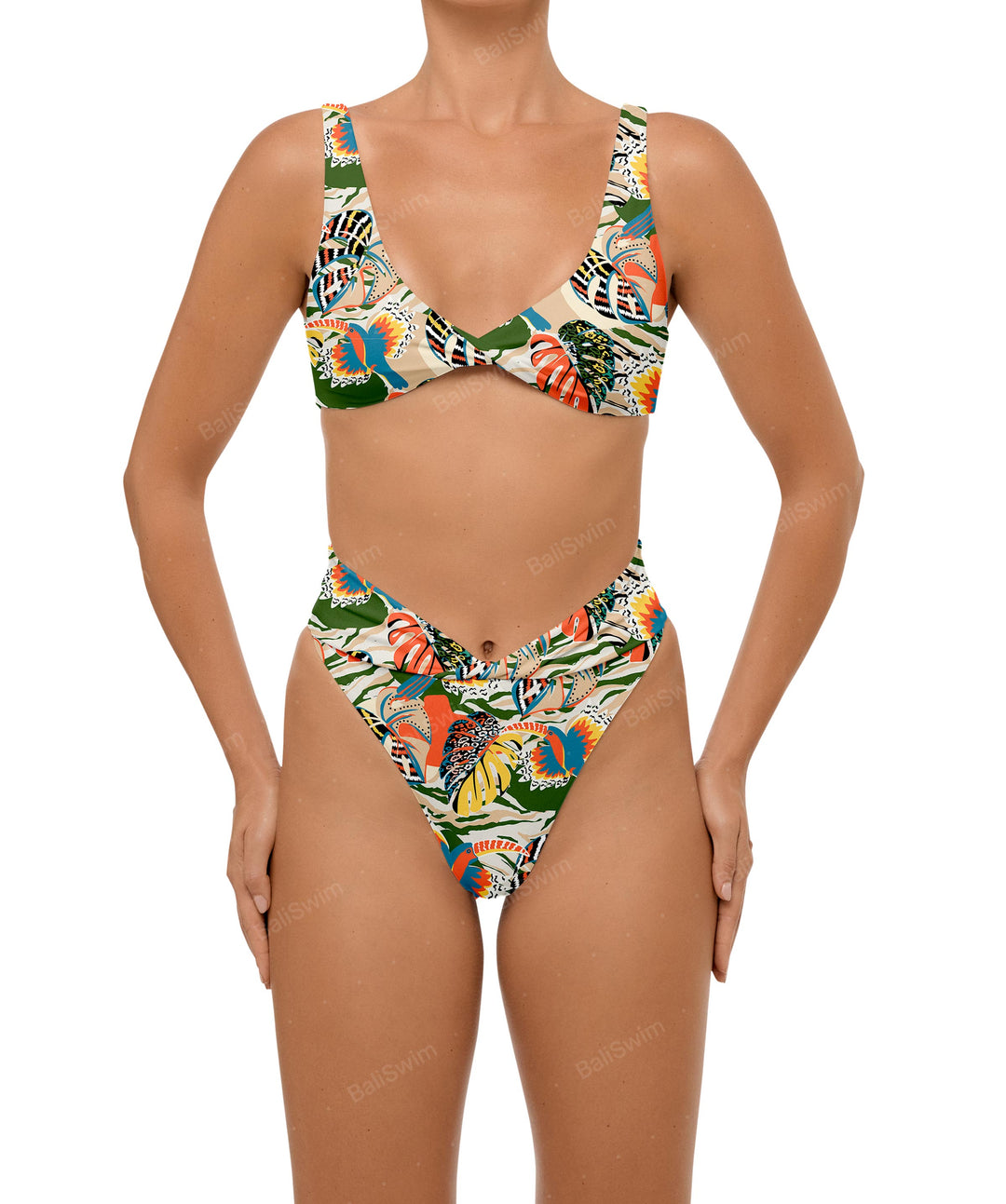 BSWS-B102 Twisted V-waist Bikini Bottom