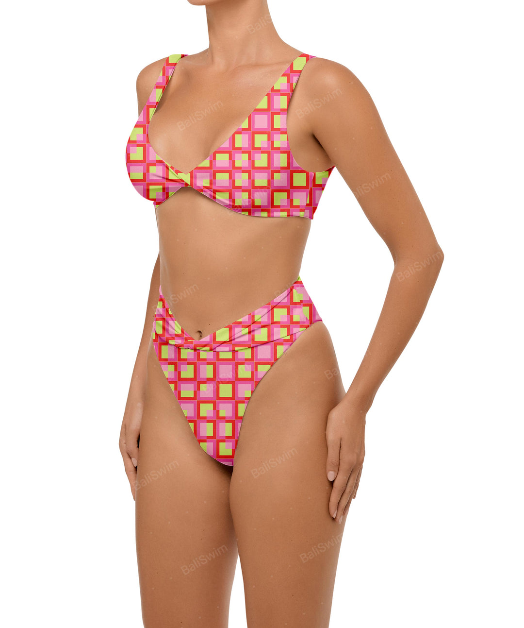 BSWS-B102 Twisted V-waist Bikini Bottom