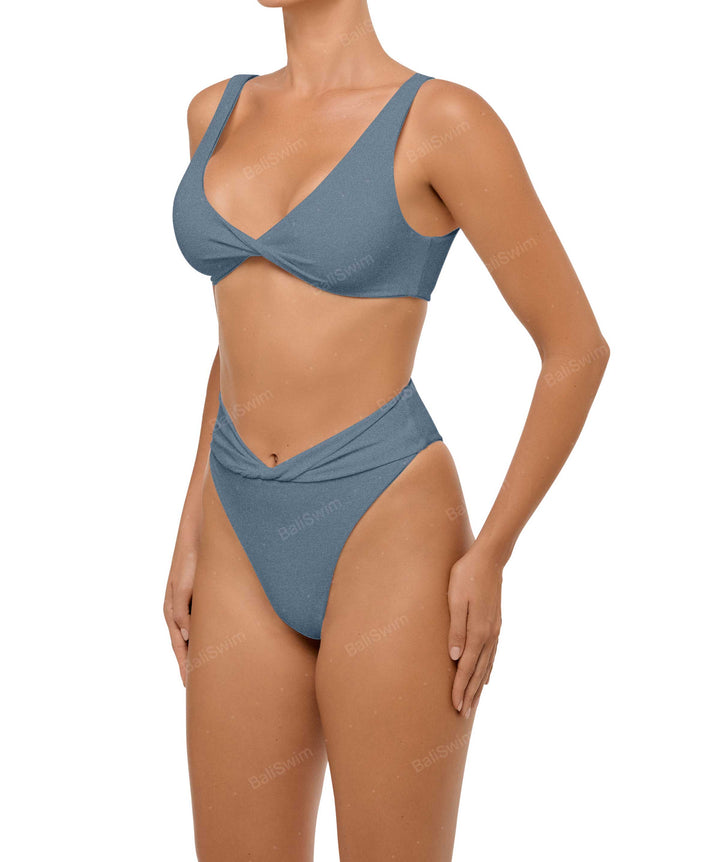 BSWS-B102 Twisted V-waist Bikini Bottom