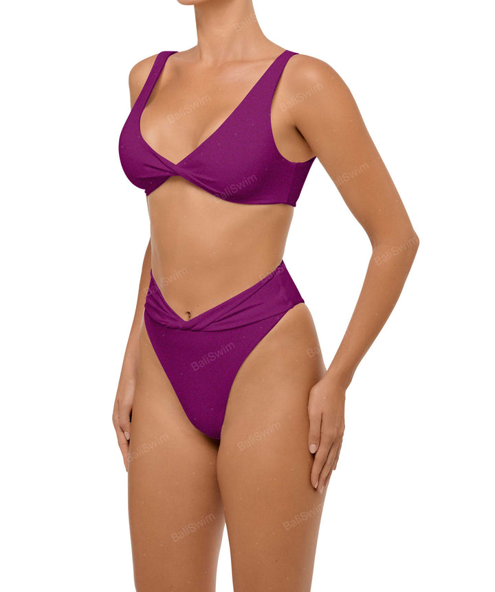 BSWS-B102 Twisted V-waist Bikini Bottom