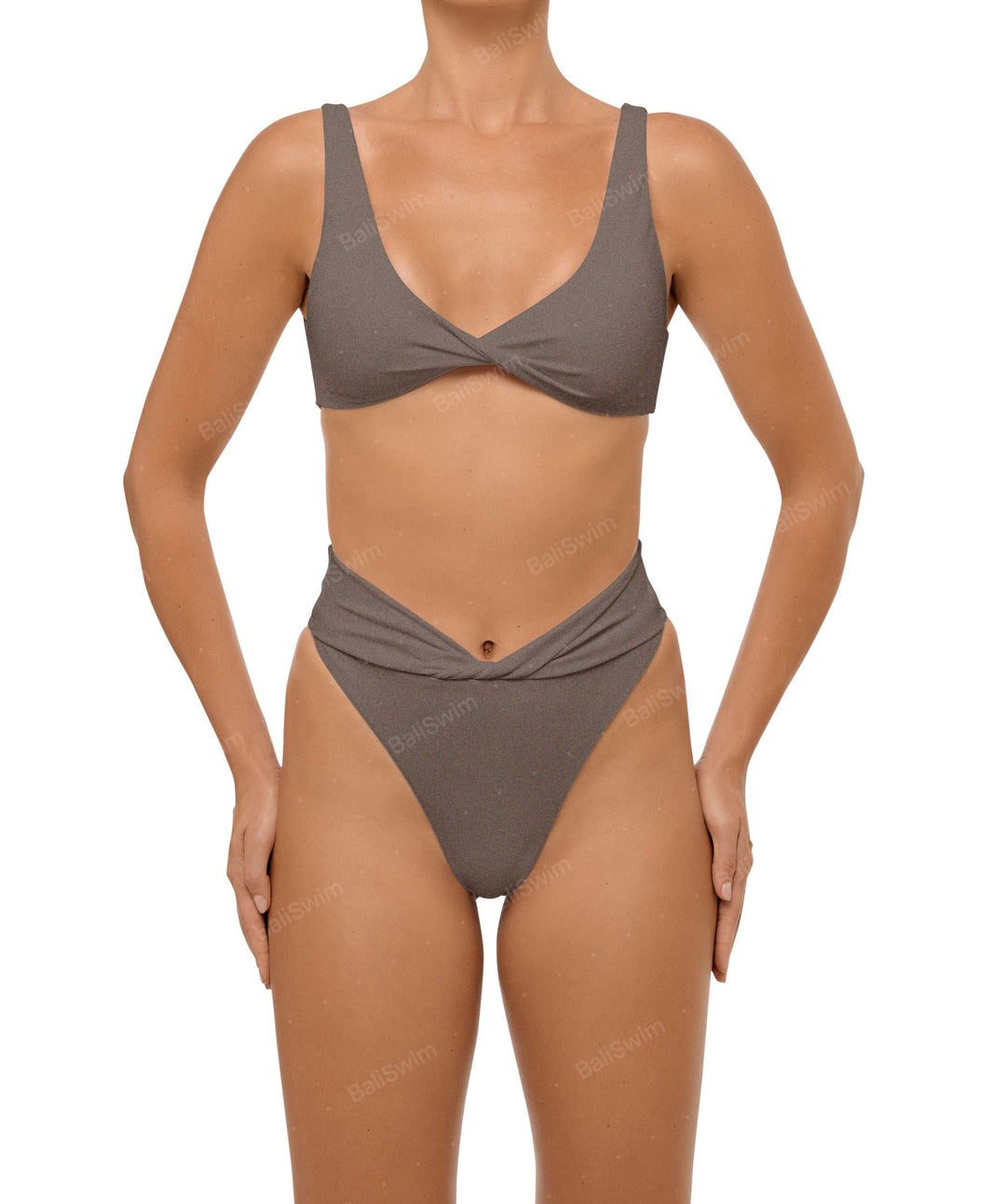 BSWS-B102 Twisted V-waist Bikini Bottom