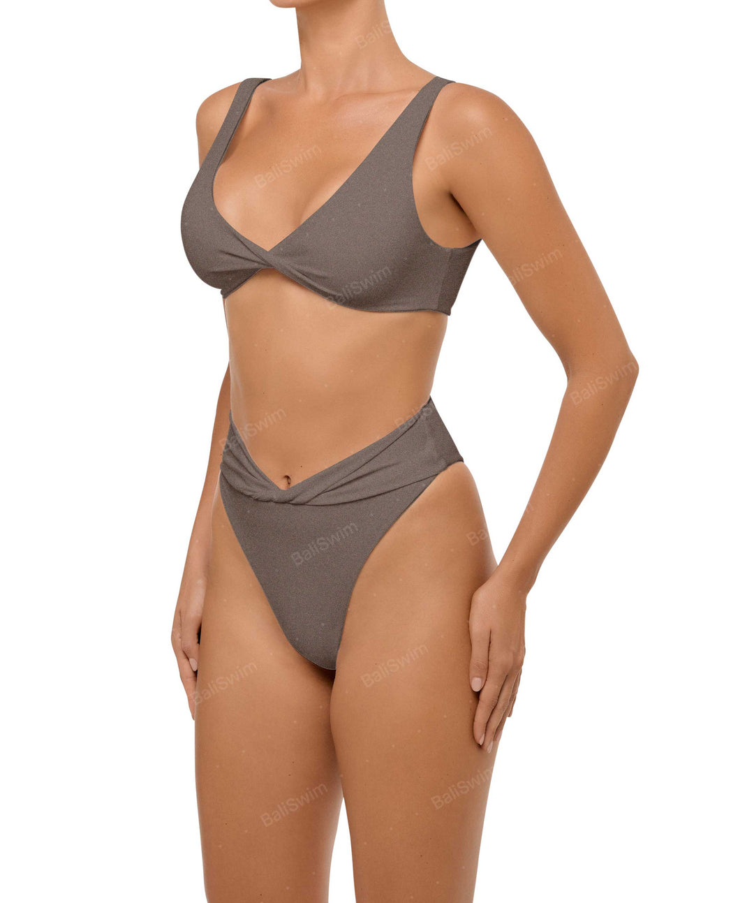 BSWS-B102 Twisted V-waist Bikini Bottom