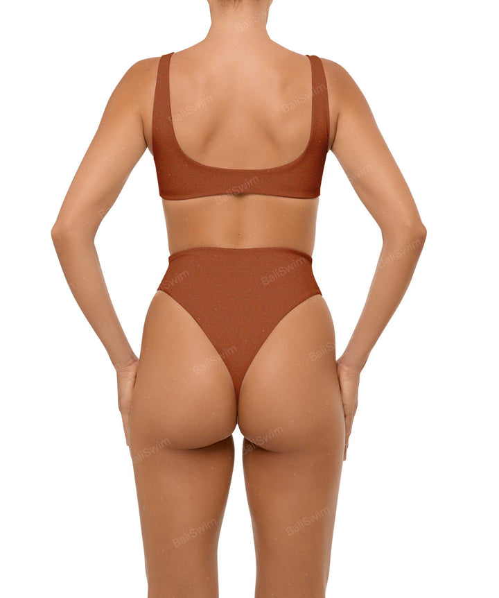 BSWS-B102 Twisted V-waist Bikini Bottom