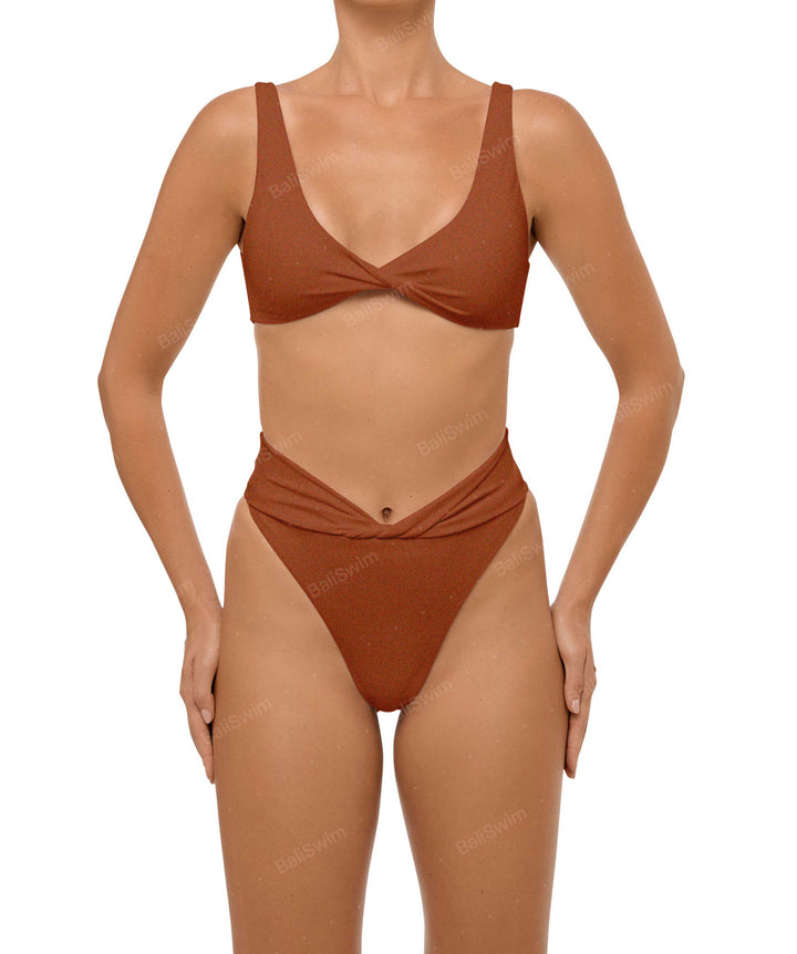 BSWS-B102 Twisted V-waist Bikini Bottom