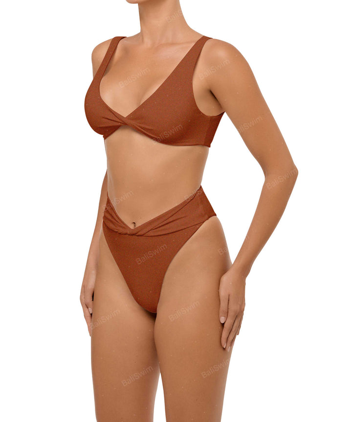 BSWS-B102 Twisted V-waist Bikini Bottom