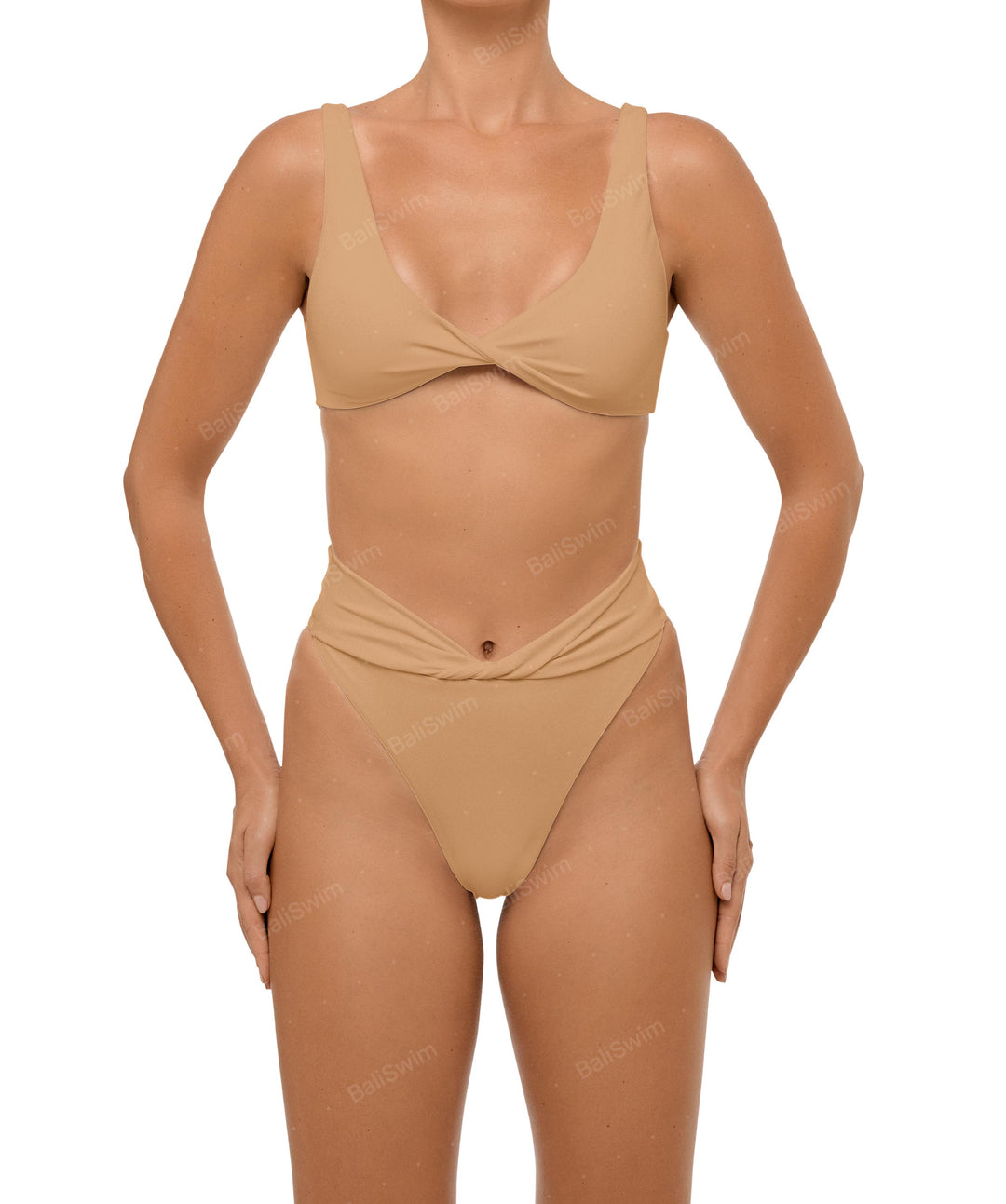 BSWS-B102 Twisted V-waist Bikini Bottom