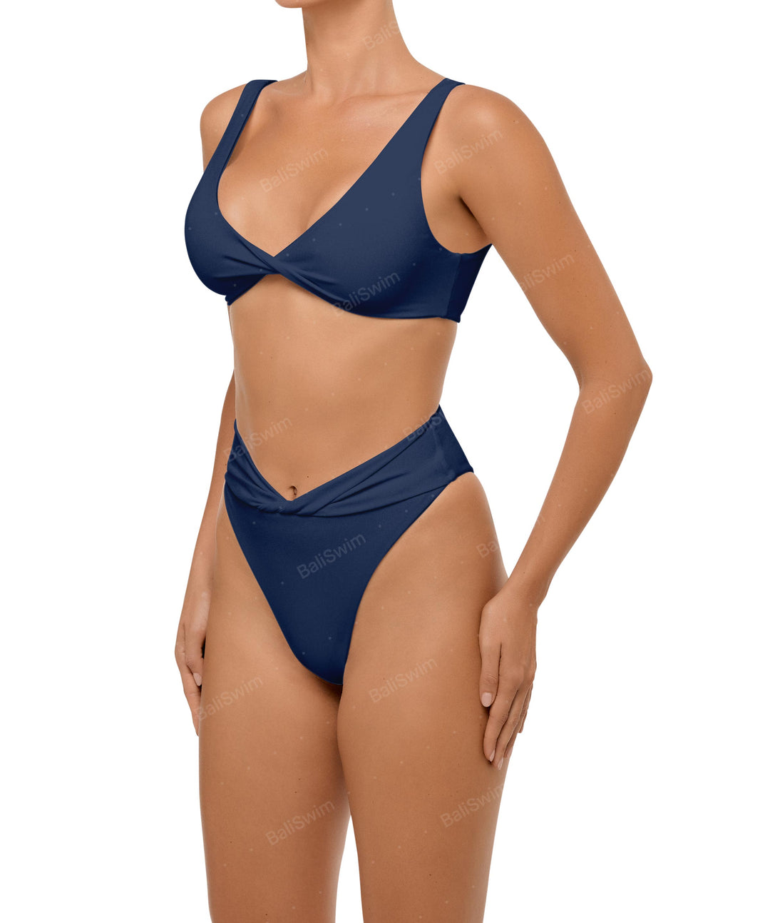 BSWS-B102 Twisted V-waist Bikini Bottom