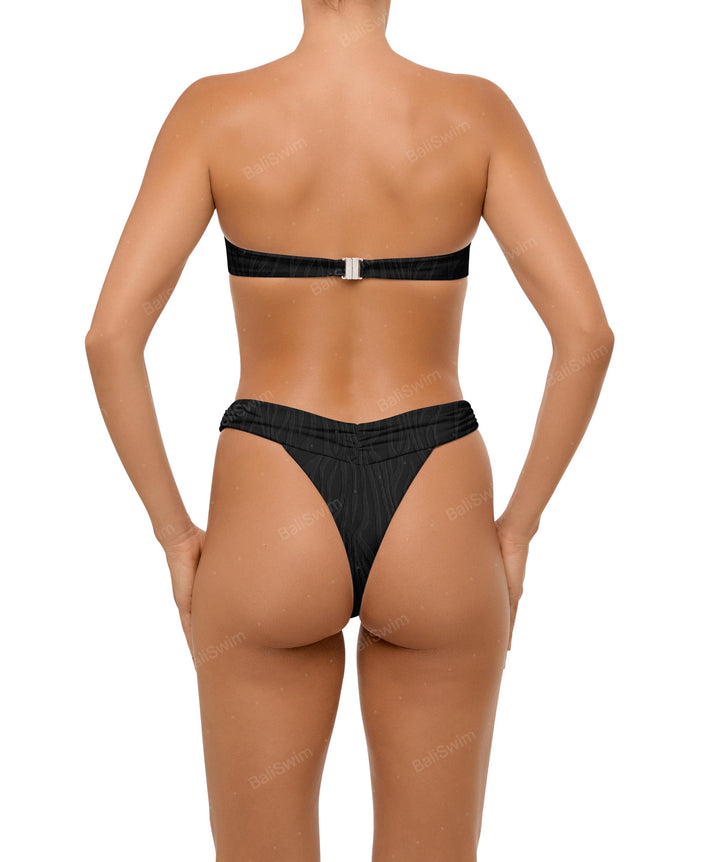 BSWS-T105 Gathered Underwired Bandeau Top