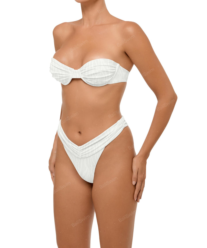 BSWS-B105 Ruched V-waist Bikini Bottom