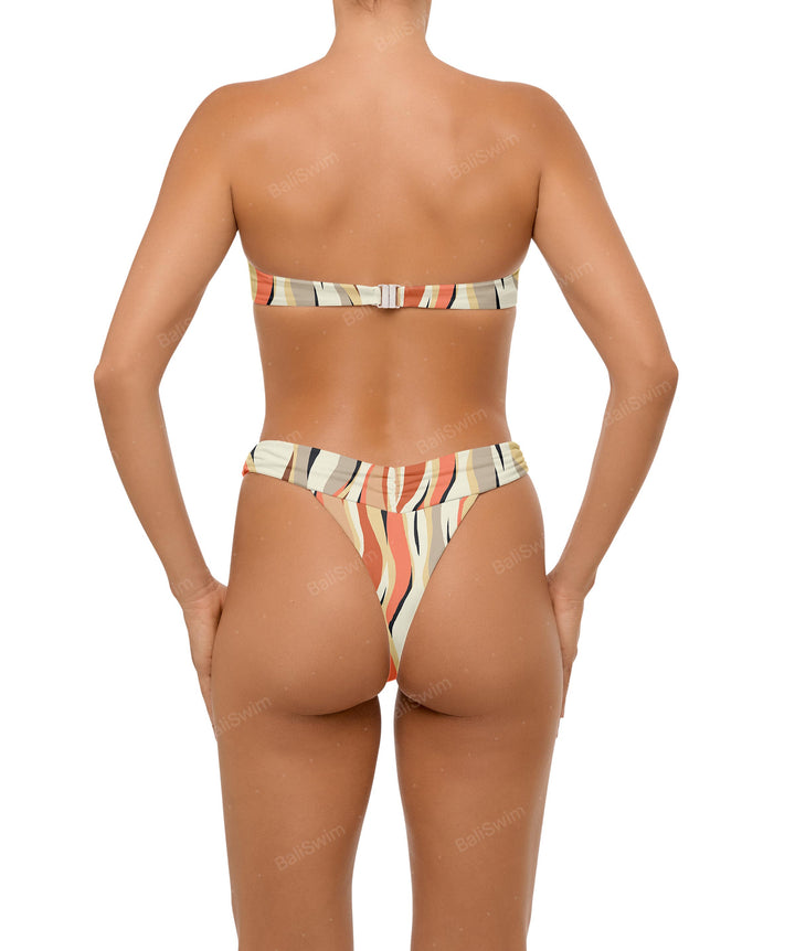 BSWS-B105 Ruched V-waist Bikini Bottom