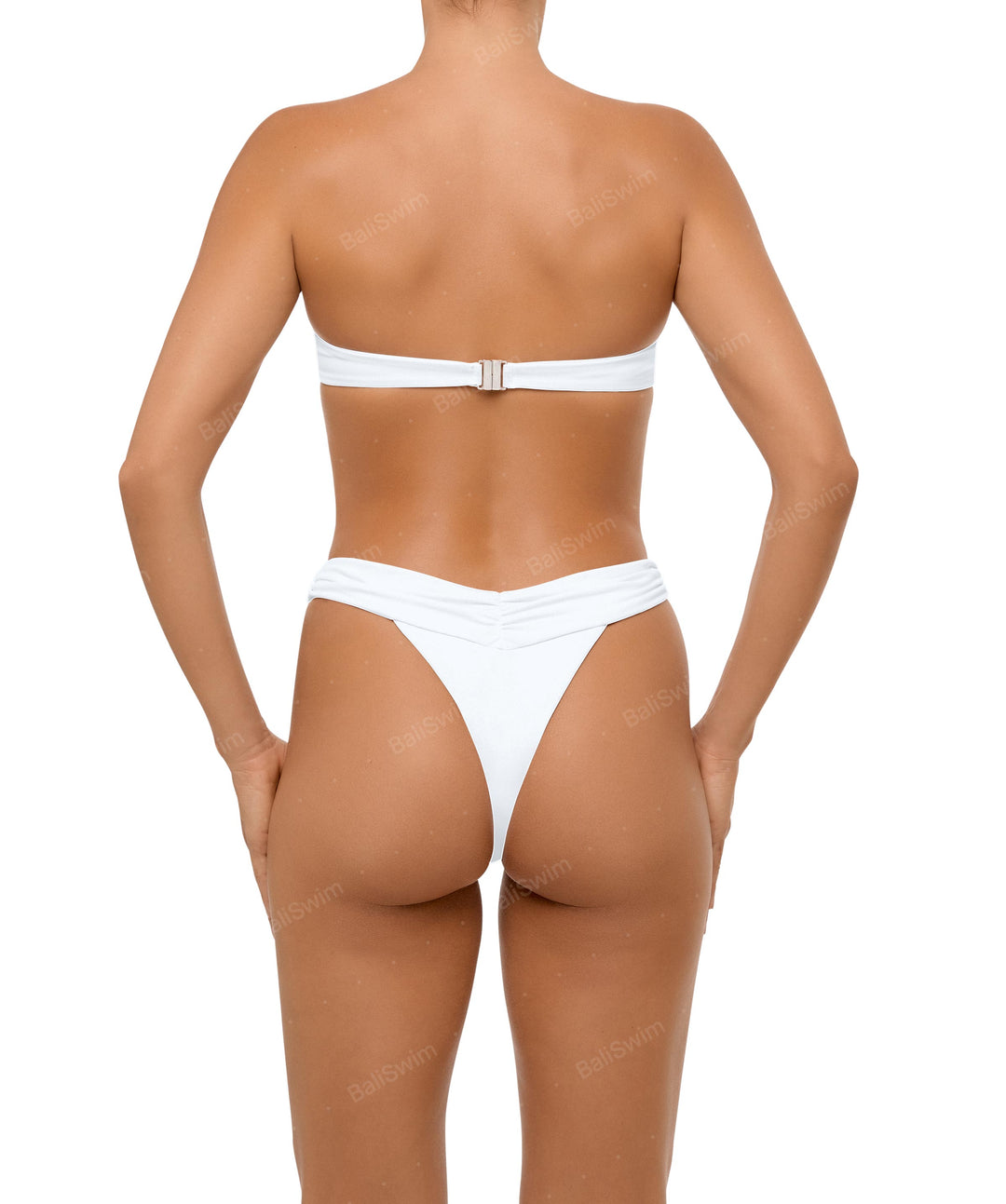 BSWS-B105 Ruched V-waist Bikini Bottom