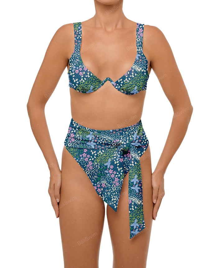 BSWS-T106 Underwired Wide Straps Bikini Top