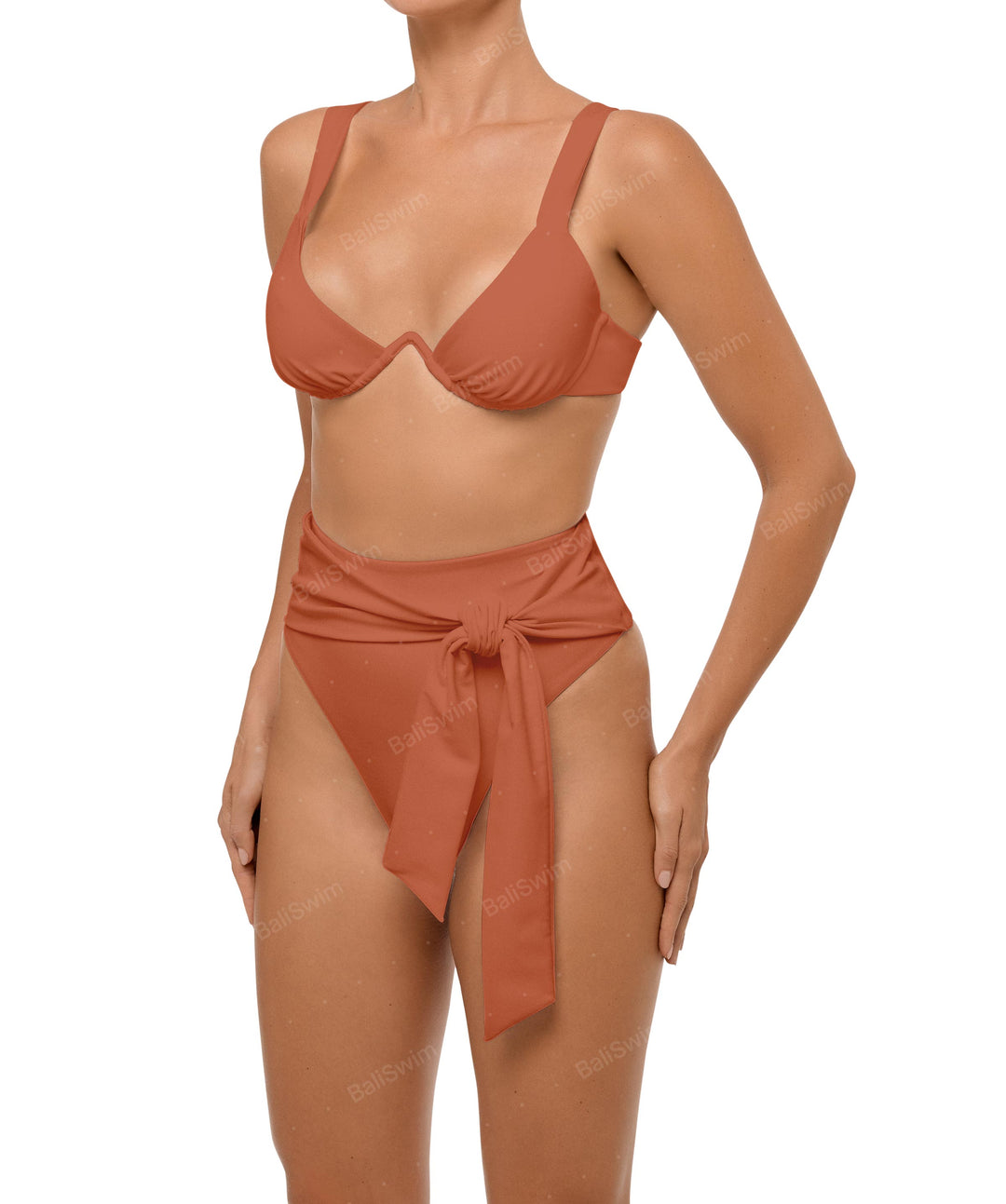 BSWS-T106 Underwired Wide Straps Bikini Top