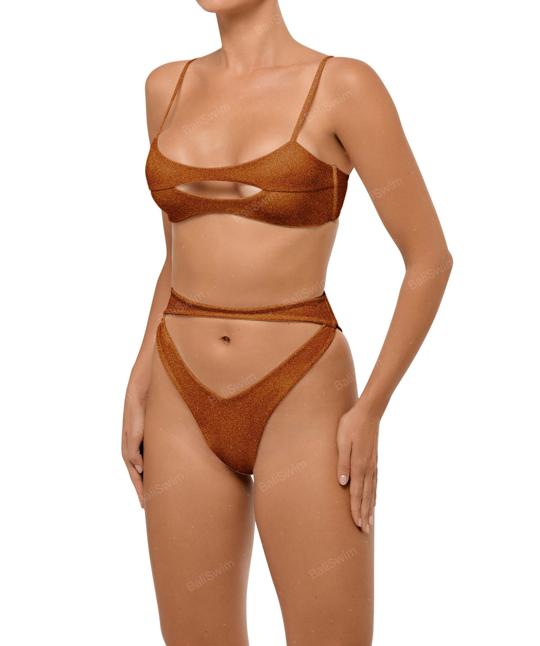 BSWS-T108 Tank top Cutout Bikini Top