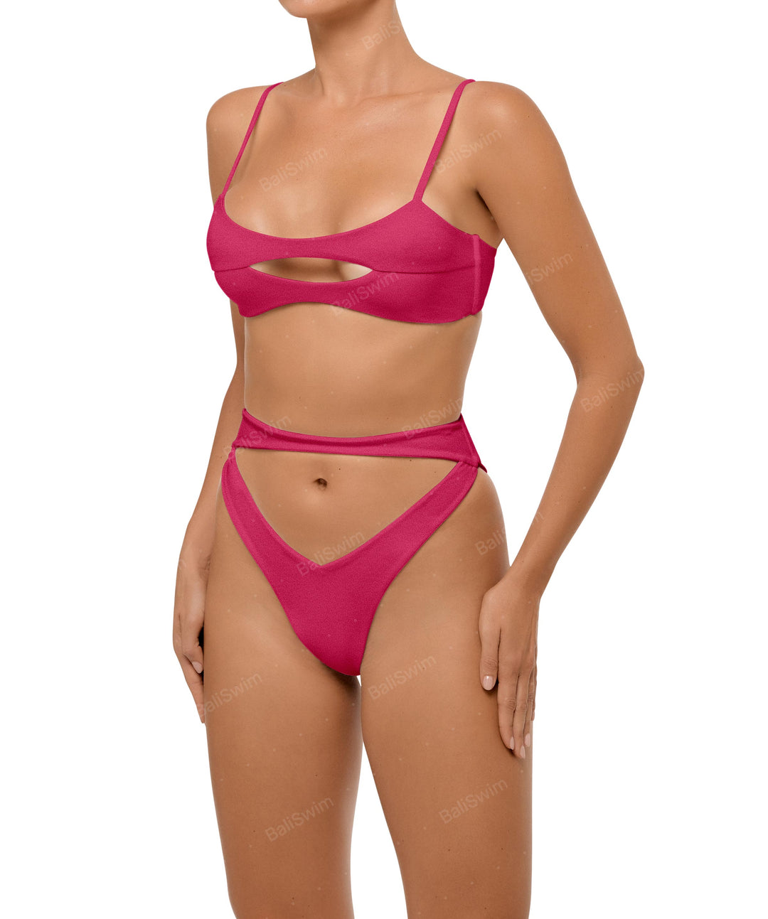 BSWS-T108 Tank top Cutout Bikini Top