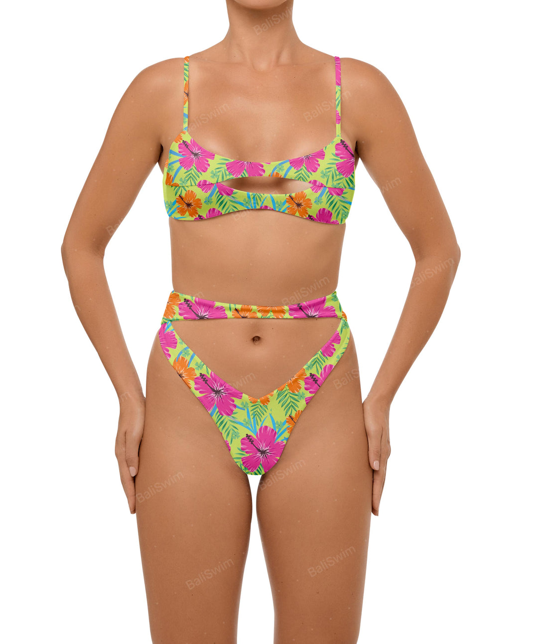 BSWS-B108 Hip Cutout Bikini Bottom
