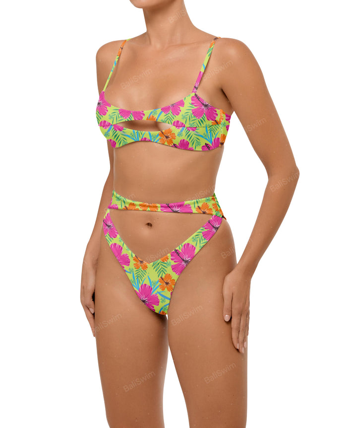 BSWS-T108 Tank top Cutout Bikini Top