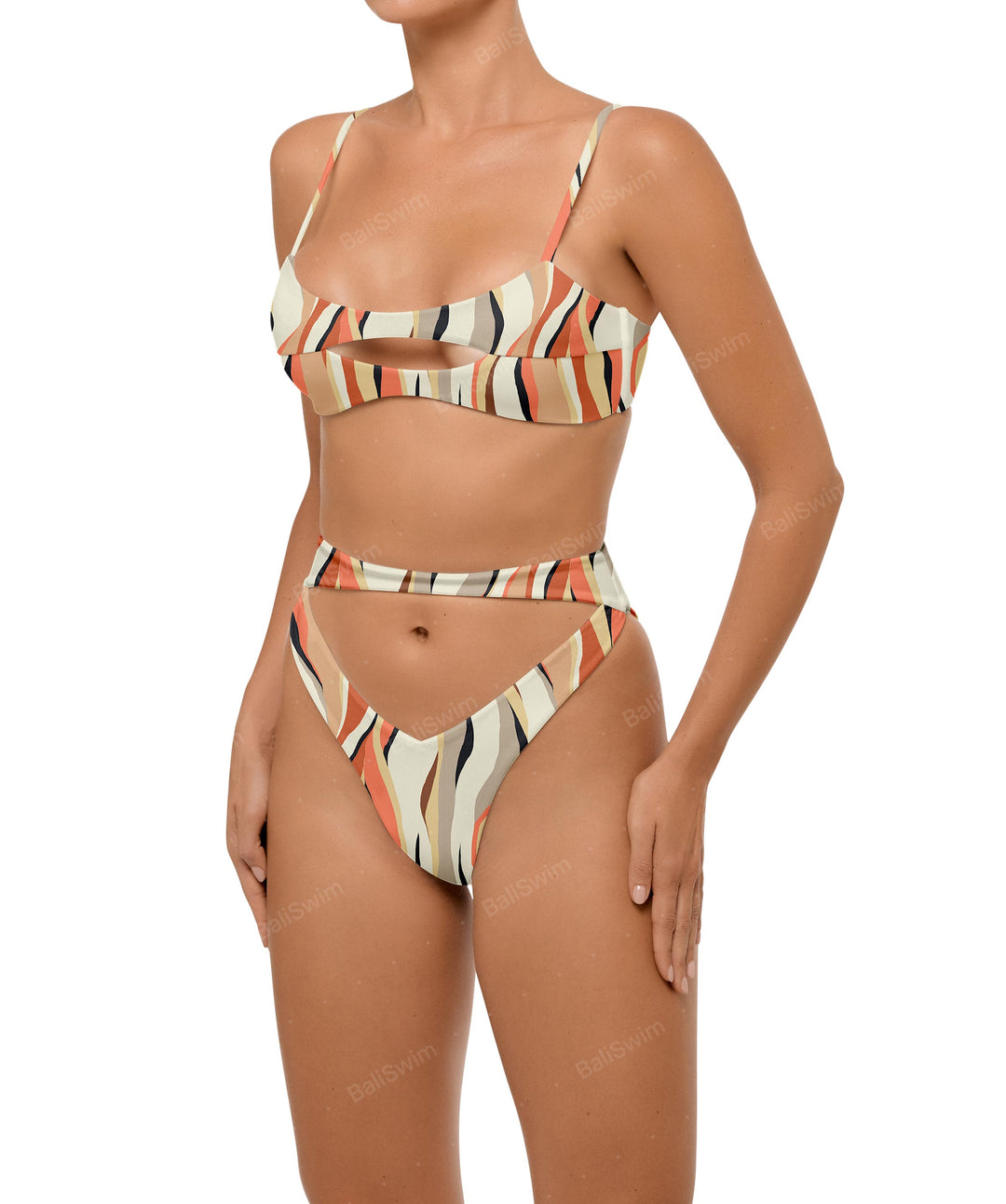 BSWS-B108 Hip Cutout Bikini Bottom