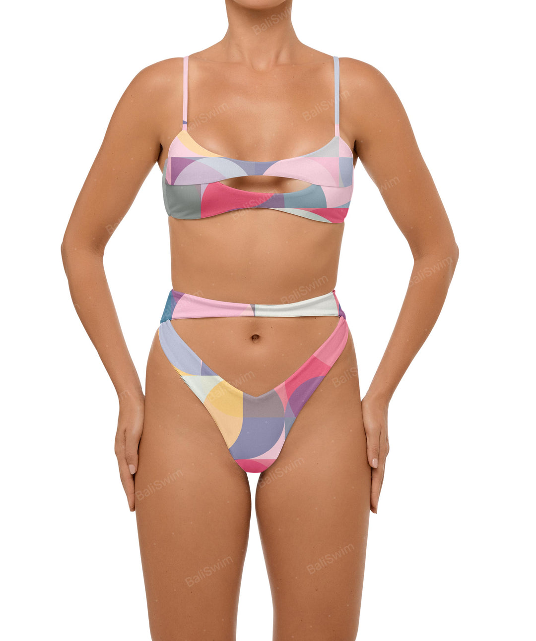 BSWS-B108 Hip Cutout Bikini Bottom