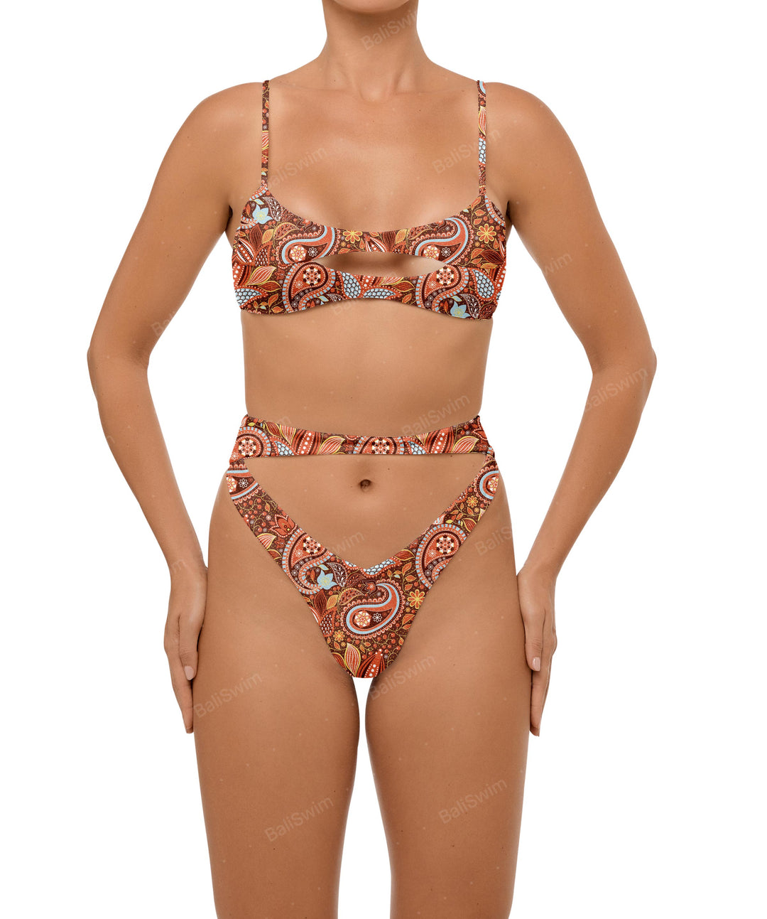 BSWS-B108 Hip Cutout Bikini Bottom