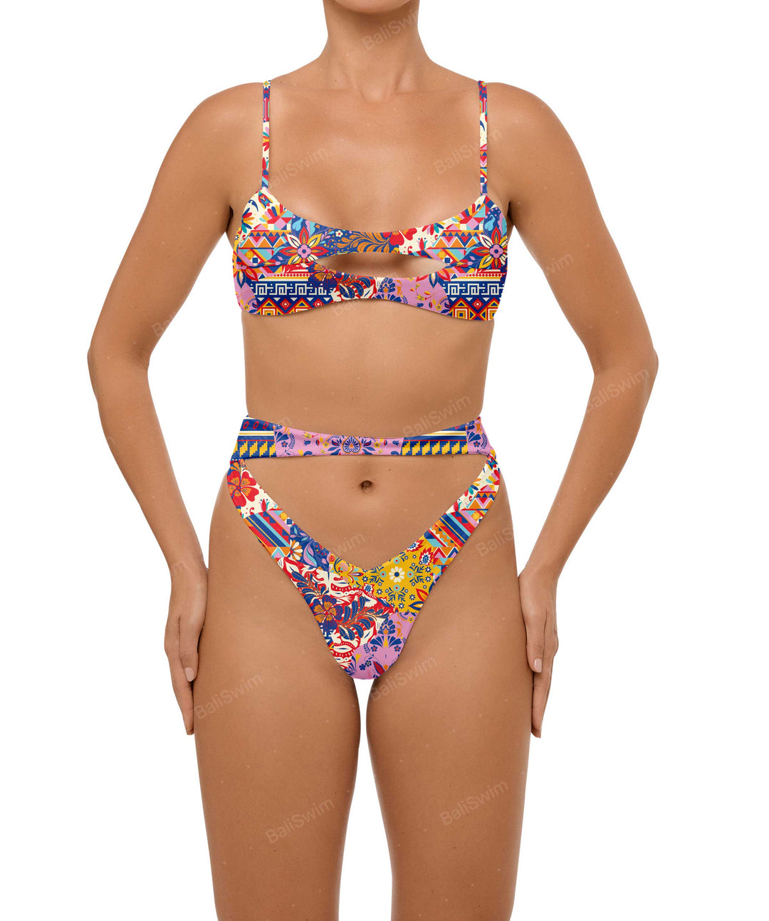 BSWS-B108 Hip Cutout Bikini Bottom