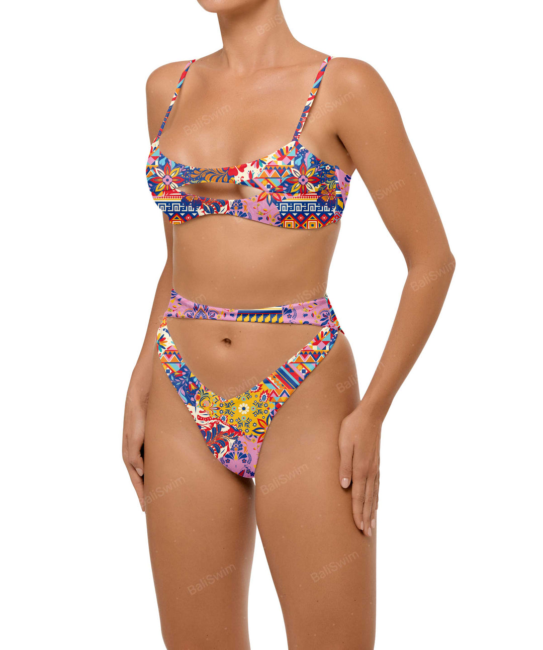 BSWS-T108 Tank top Cutout Bikini Top