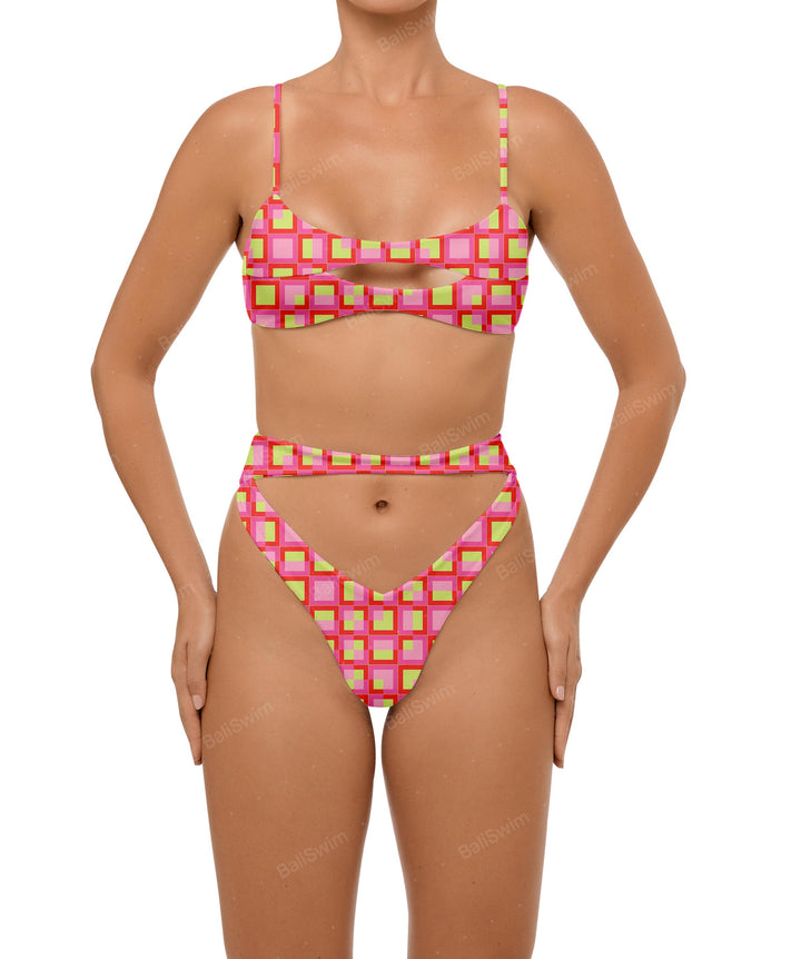 BSWS-T108 Tank top Cutout Bikini Top