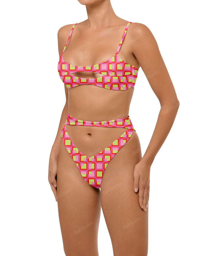 BSWS-T108 Tank top Cutout Bikini Top