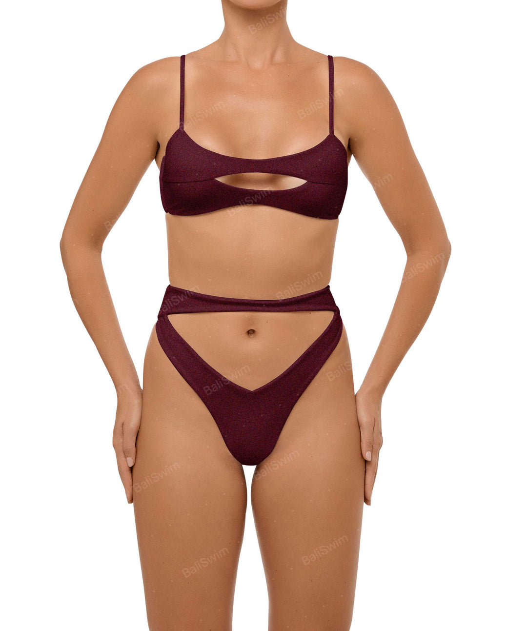BSWS-B108 Hip Cutout Bikini Bottom