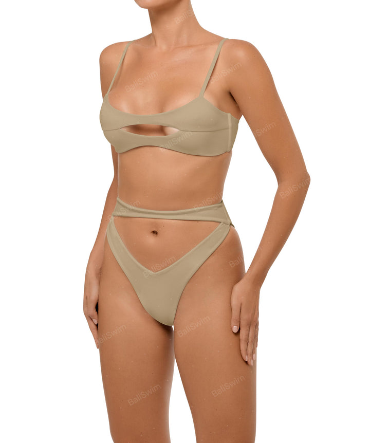 BSWS-T108 Tank top Cutout Bikini Top