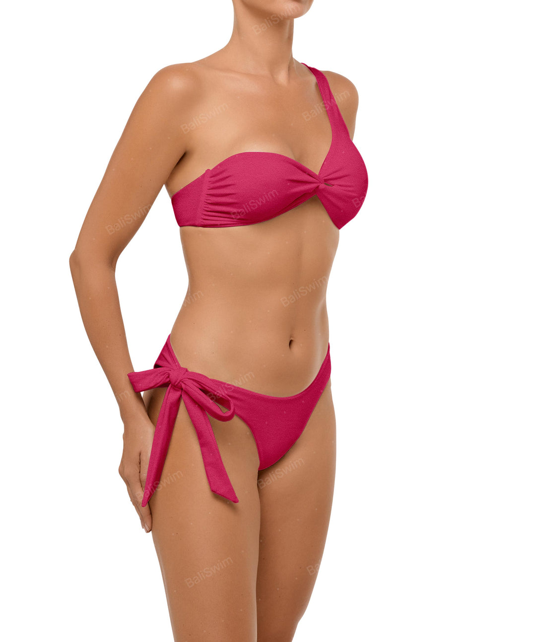 BSWS-T109 Asymmetric Loop Bikini Top