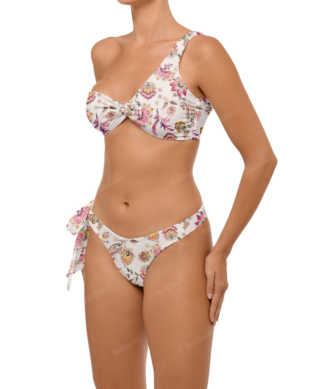 BSWS-T109 Asymmetric Loop Bikini Top