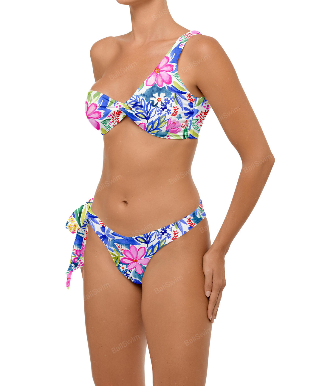 BSWS-T109 Asymmetric Loop Bikini Top