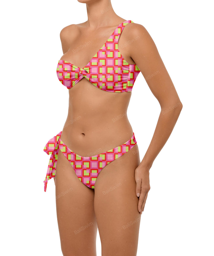 BSWS-T109 Asymmetric Loop Bikini Top