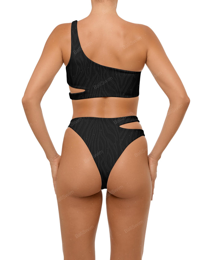 BSWS-B110 Asymmetrical Cutout Bikini Bottom
