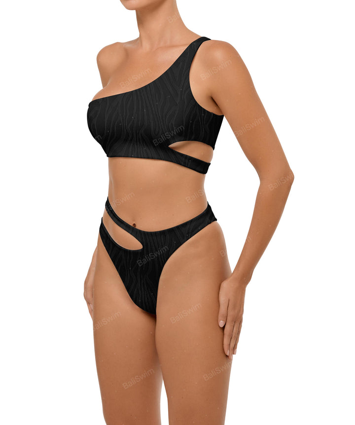 BSWS-T110 Asymmetric Cutout Bikini Top