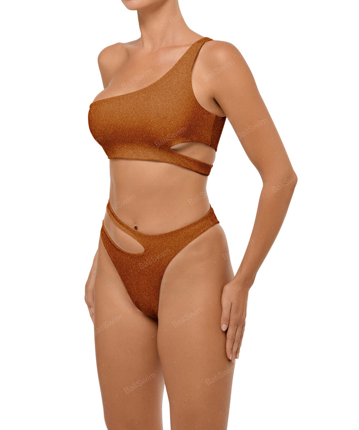 BSWS-T110 Asymmetric Cutout Bikini Top