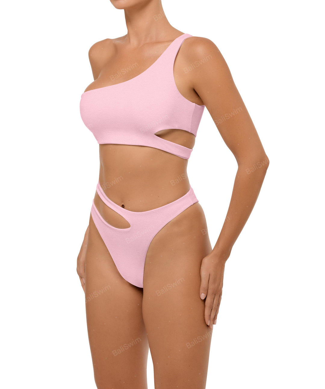 BSWS-T110 Asymmetric Cutout Bikini Top
