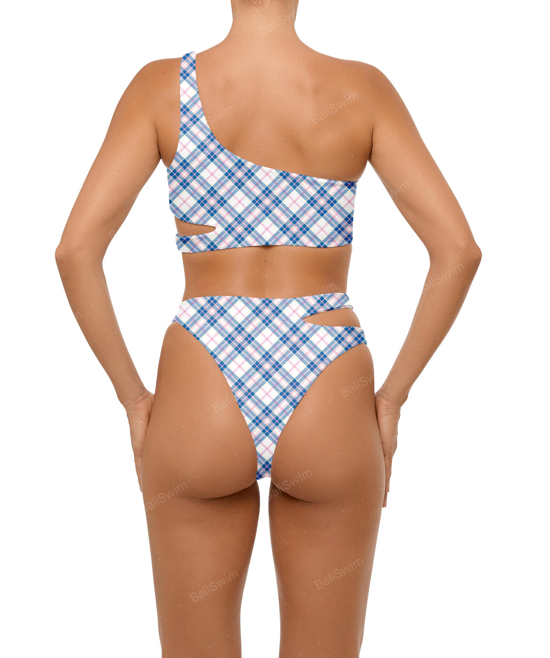 BSWS-B110 Asymmetrical Cutout Bikini Bottom
