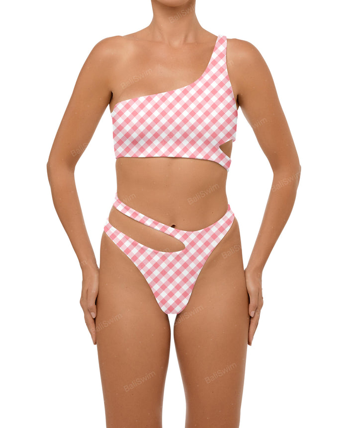 BSWS-B110 Asymmetrical Cutout Bikini Bottom