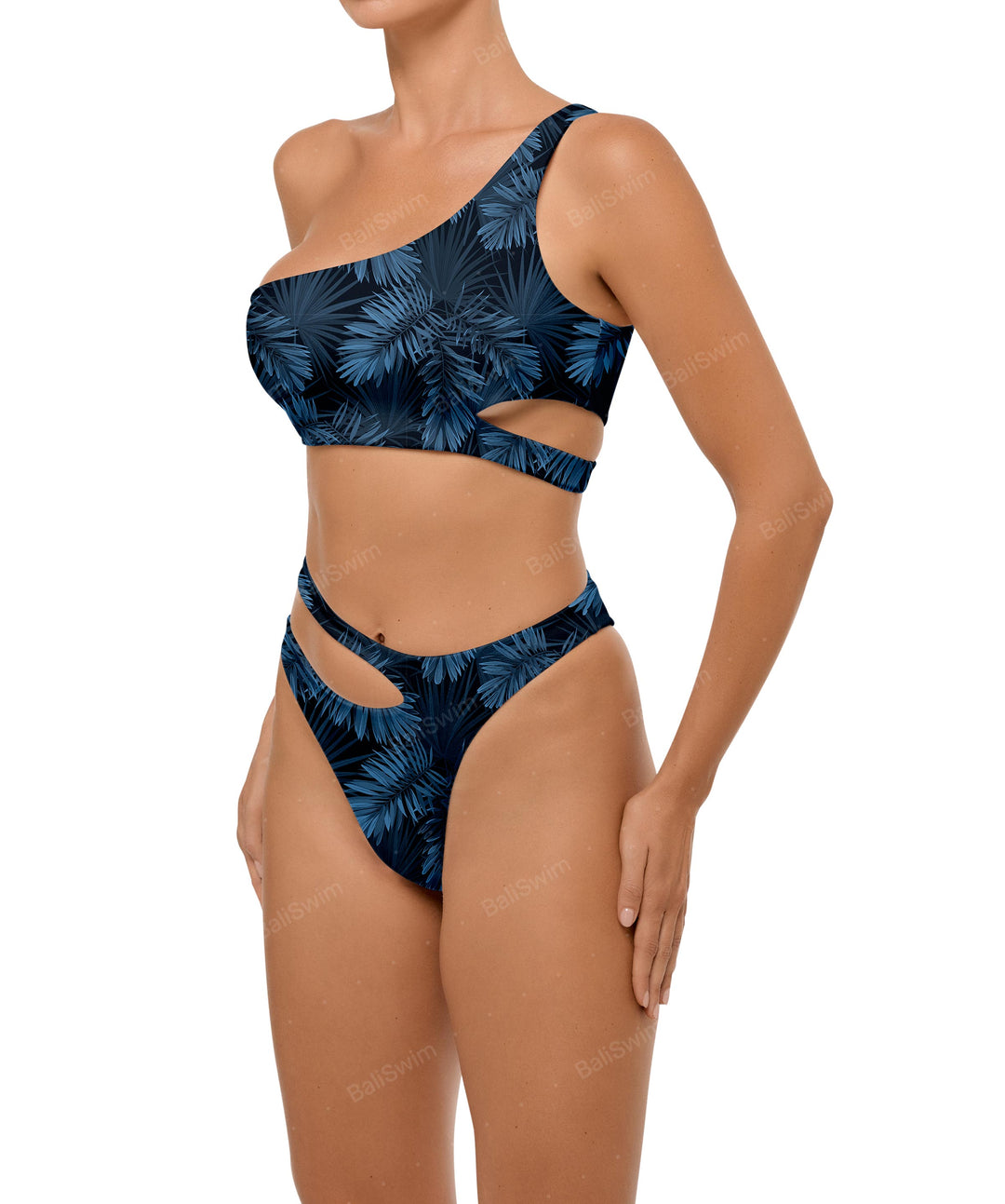 BSWS-T110 Asymmetric Cutout Bikini Top