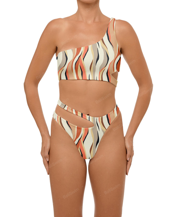 BSWS-T110 Asymmetric Cutout Bikini Top