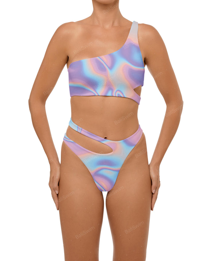 BSWS-T110 Asymmetric Cutout Bikini Top