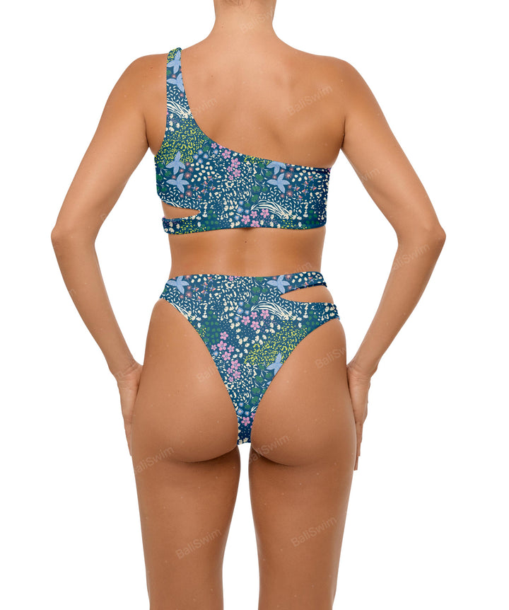 BSWS-T110 Asymmetric Cutout Bikini Top